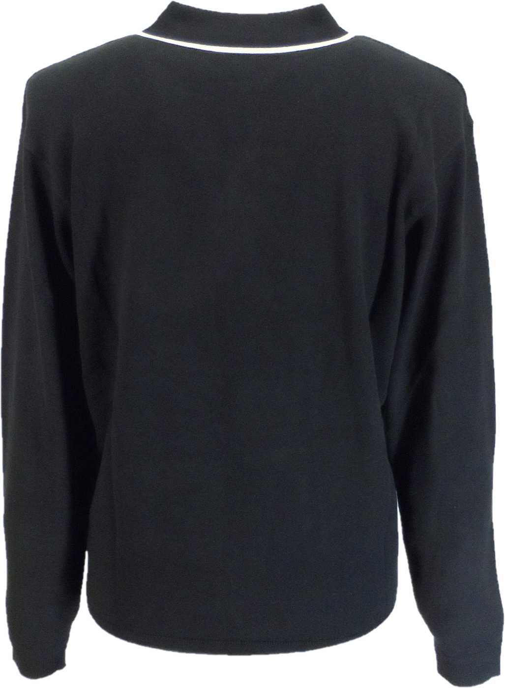 Gabicci Vintage Lineker Black Knitted Polo