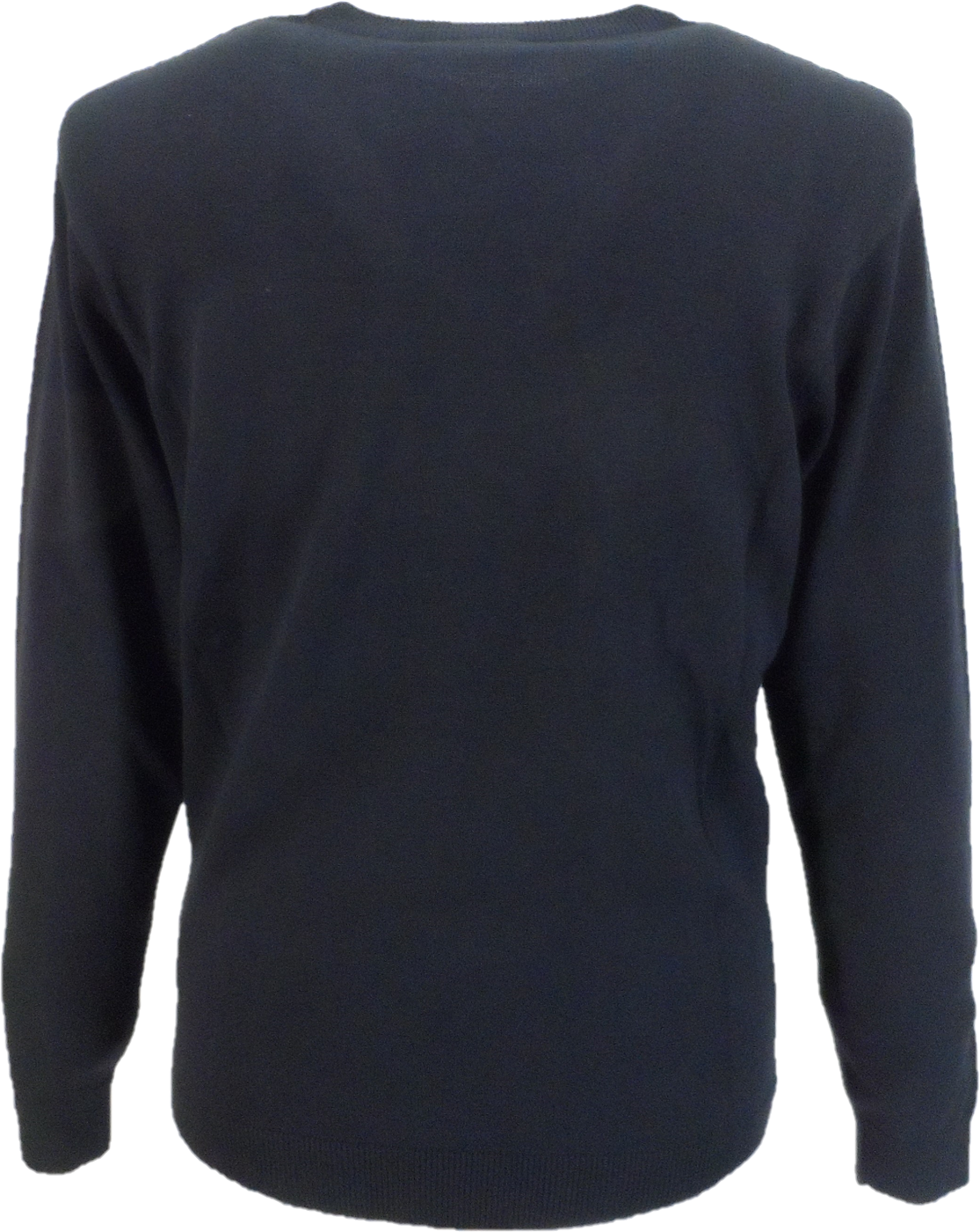 Gabicci Vintage Mens Navy Blue Liam Striped Jumper