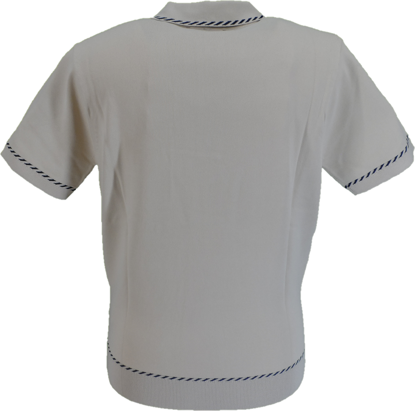 Gabicci Mens Linen Archive Routledge Knitted Polo Shirt