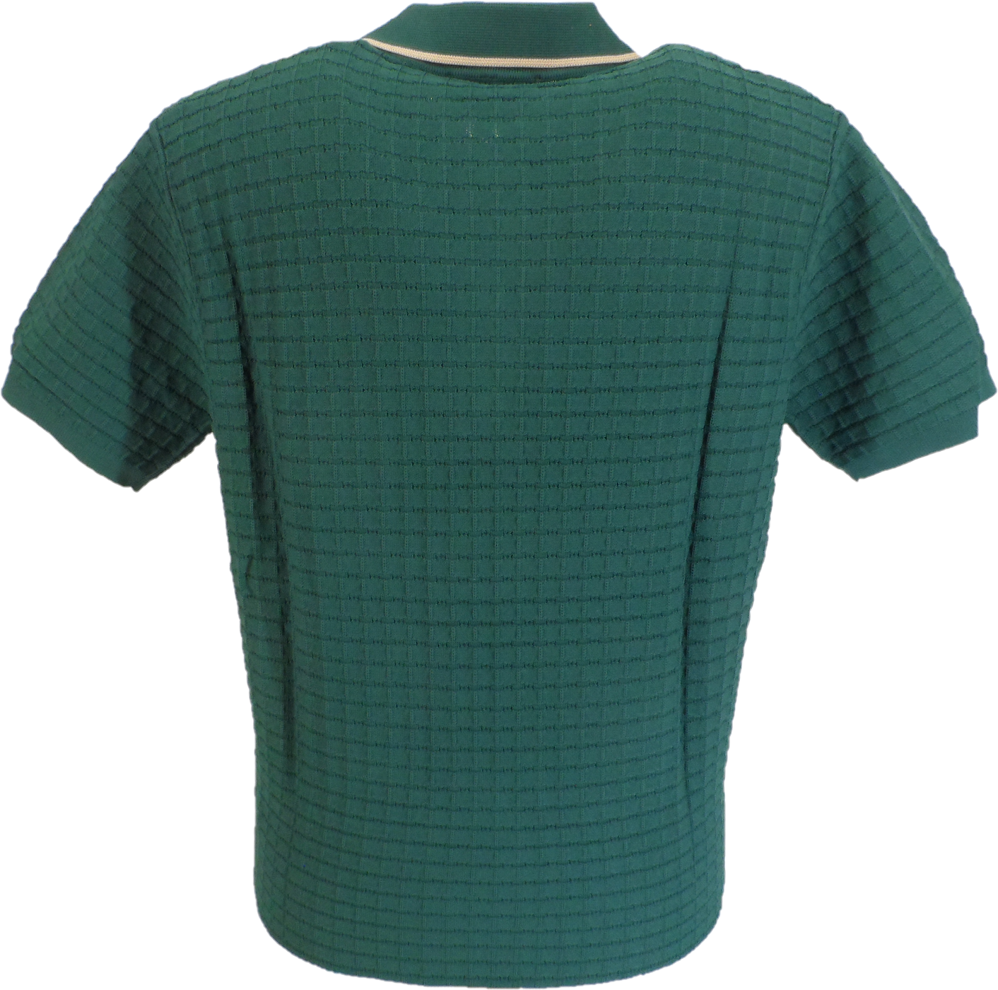 Gabicci Mens Ivy Green Archive Roy Knitted Polo Shirt