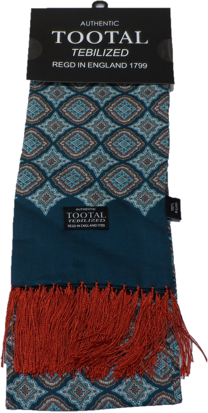 Tootal Mens Tebilized 100% Rayon Printed Scarf