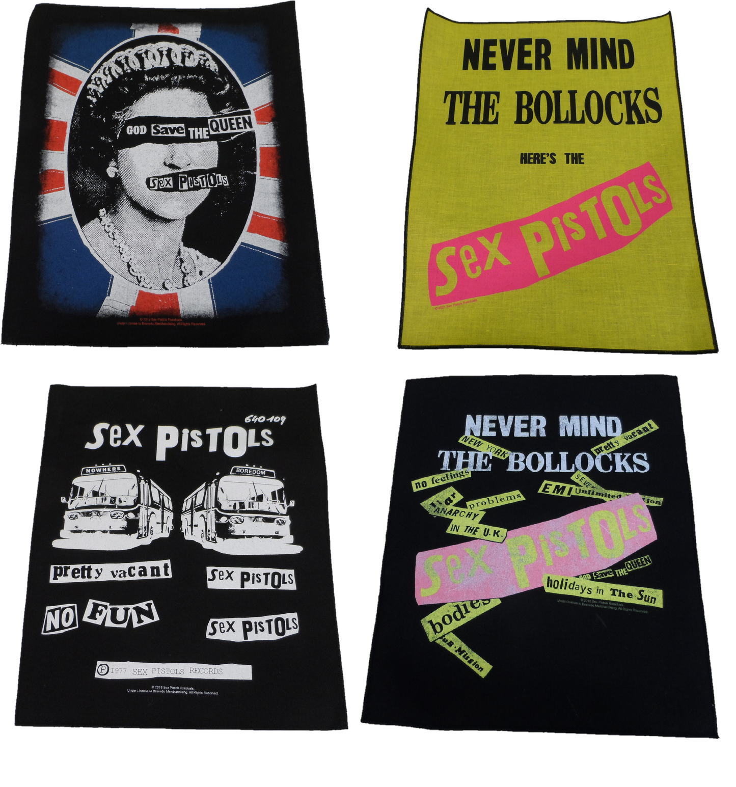 The Sex Pistols Sew On Back Patch