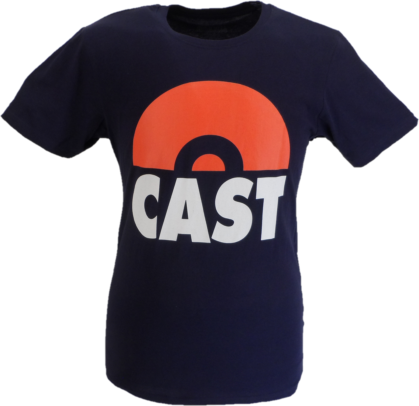 Mens Official Licensed Cast Logo Navy Blue T Shirt