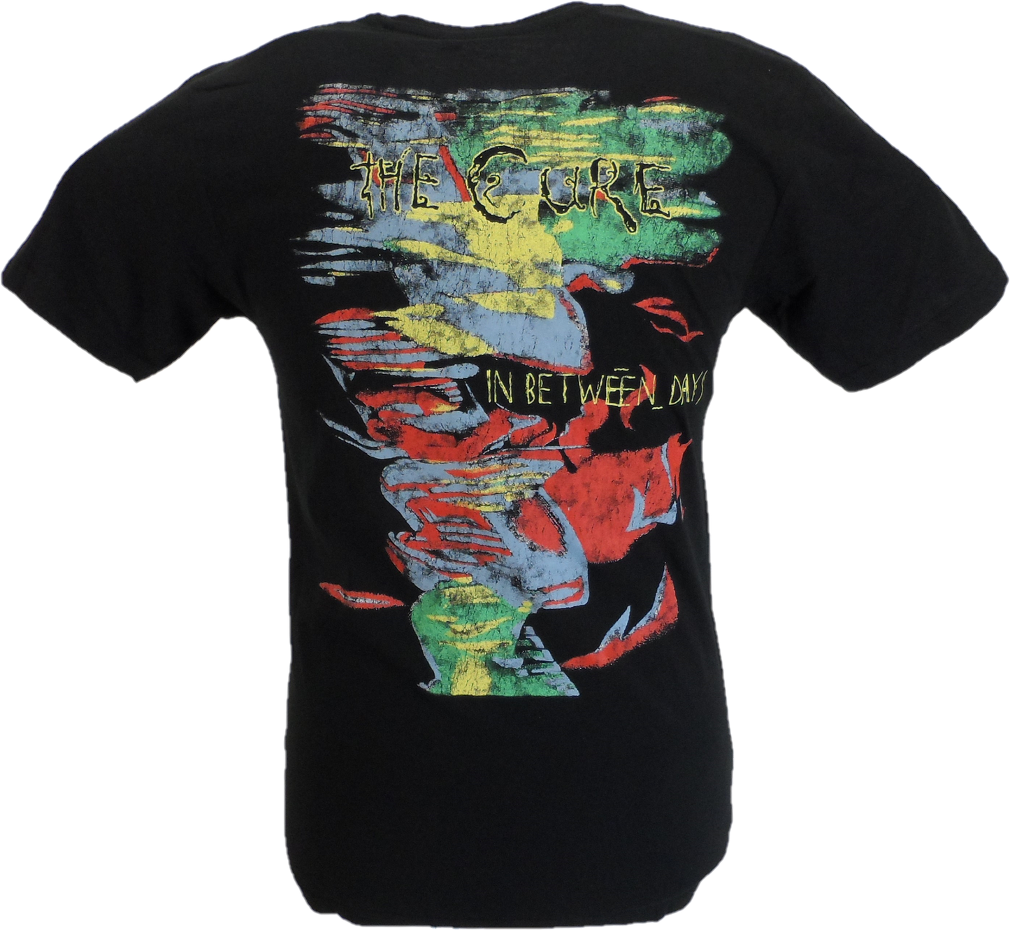 Mens Official The Cure In Between Days (Back Print) T Shirt