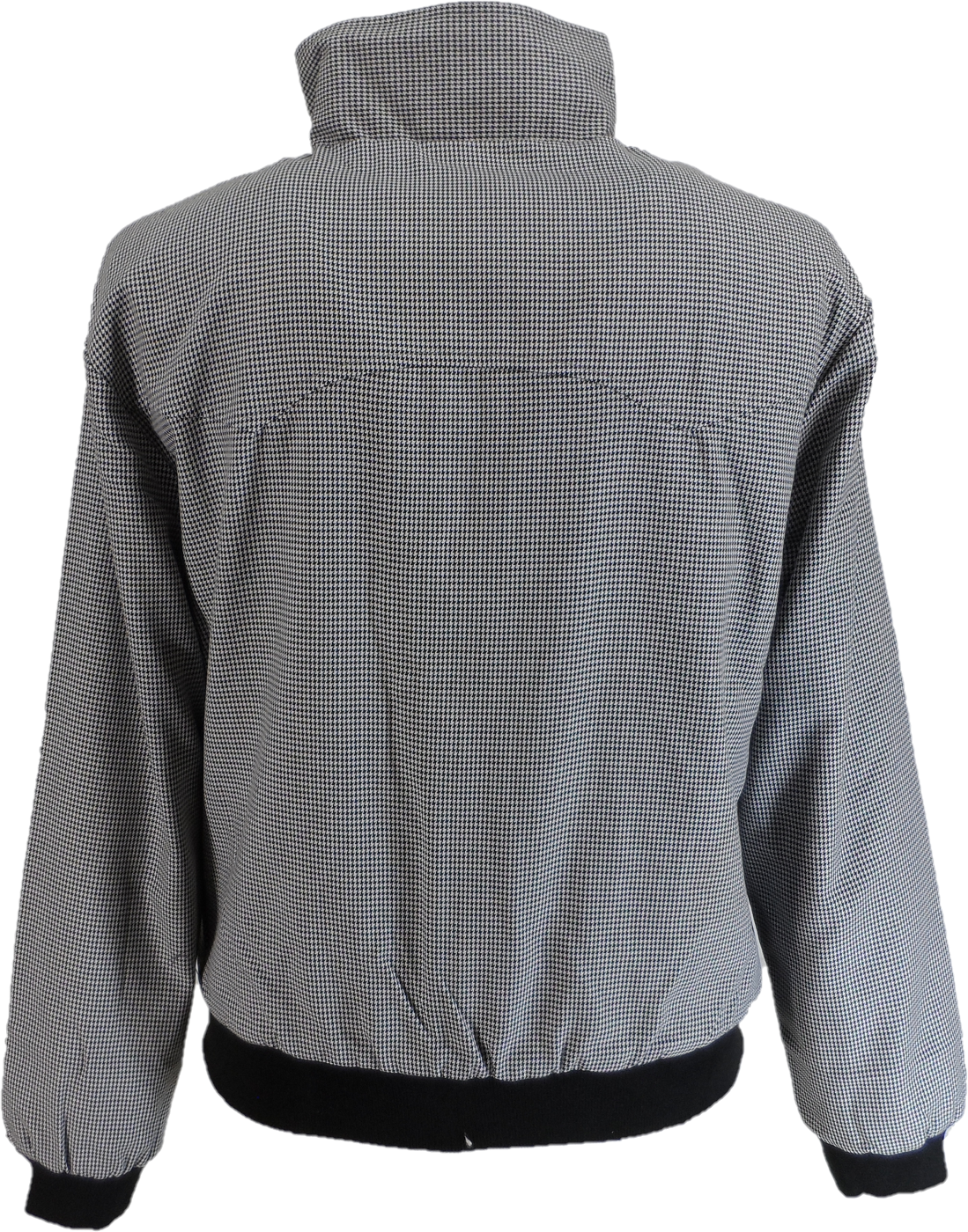 Relco Mens Dogtooth Harrington Jacket