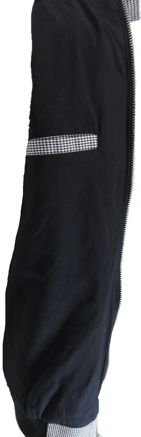 Relco Mens Dogtooth Harrington Jacket