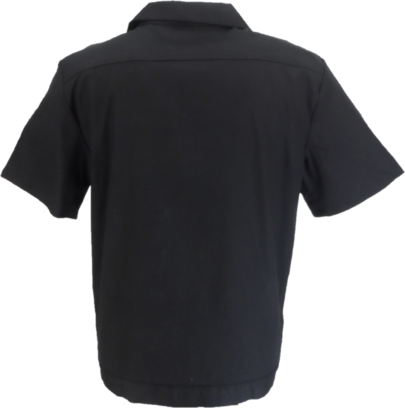 Mens Retro Blue Plaid Rockabilly Bowling Shirts