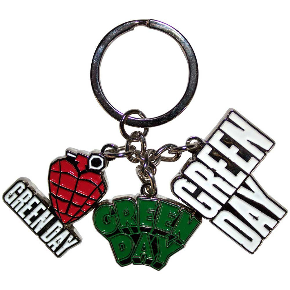 The Classic Green Day Metal Key Rings