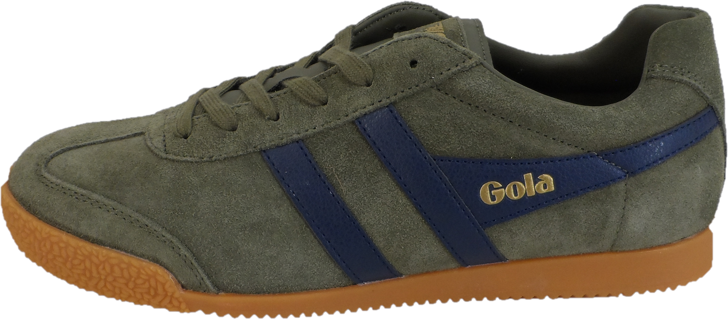 Gola Classics Khaki/Navy Harrier Trainers