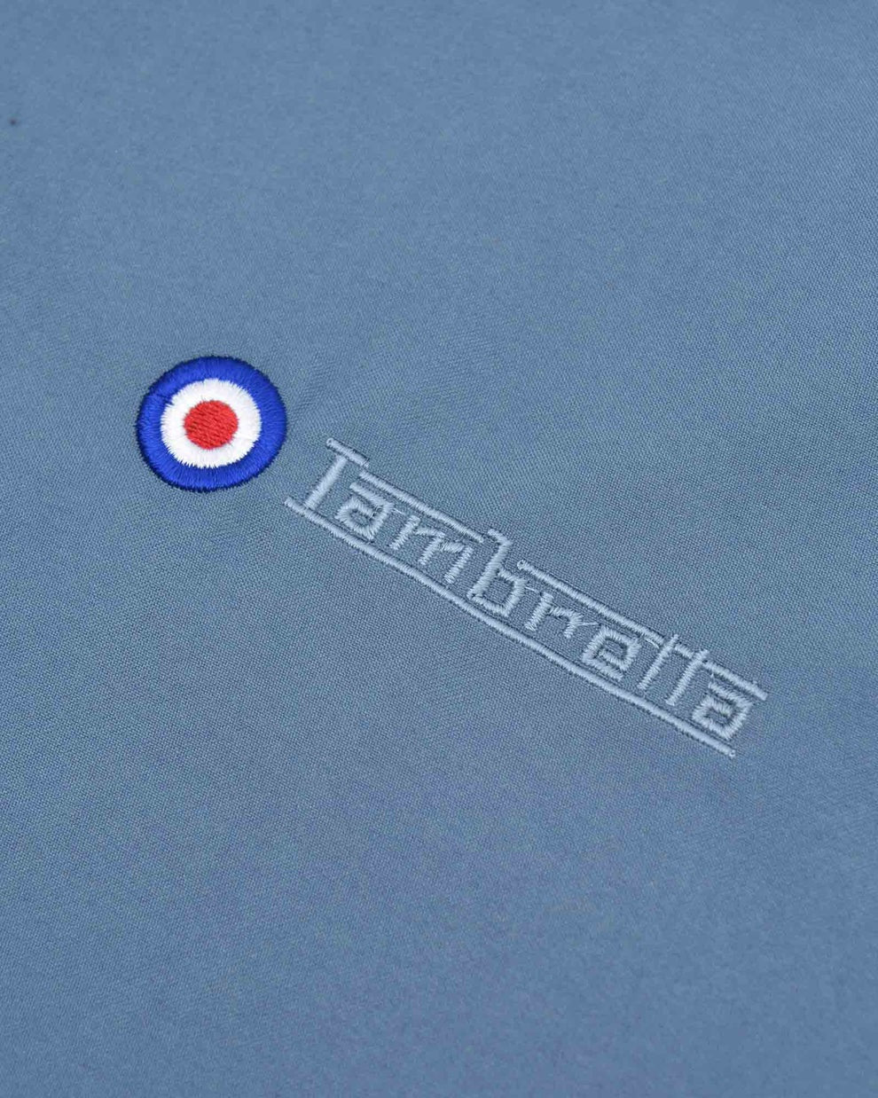 Lambretta Mid Blue Showerproof Harrington Jacket