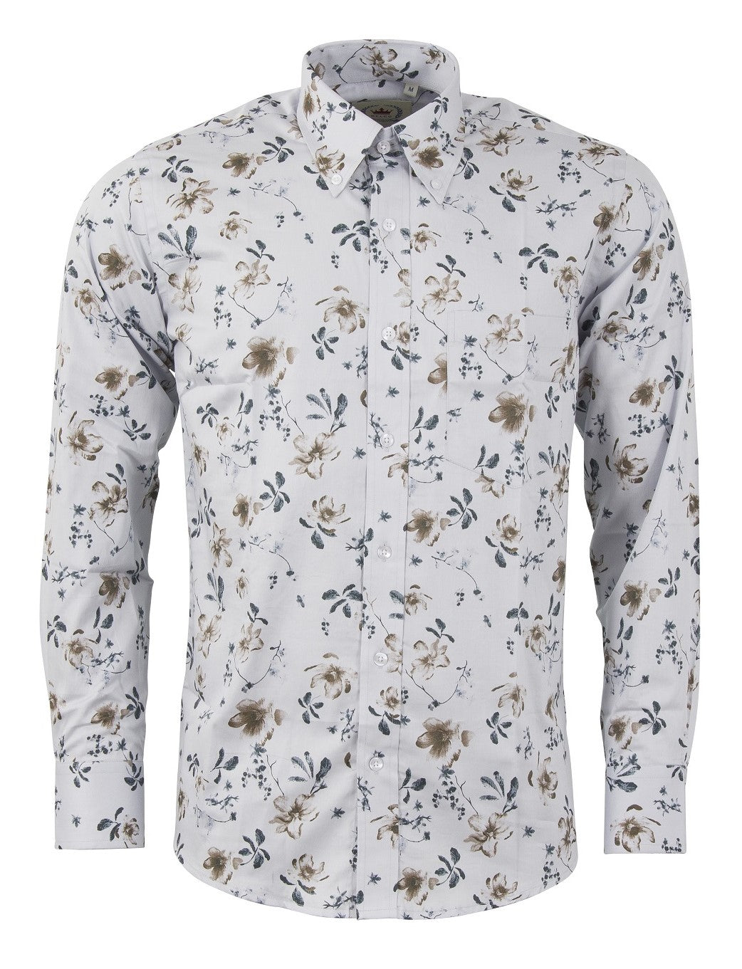 floral mens dress shirt Bar III Men's Slim-Fit Peter Ditsy Shirt, Created for Macy's and a tailored fit Leesechin Mens Floral Print Dress
