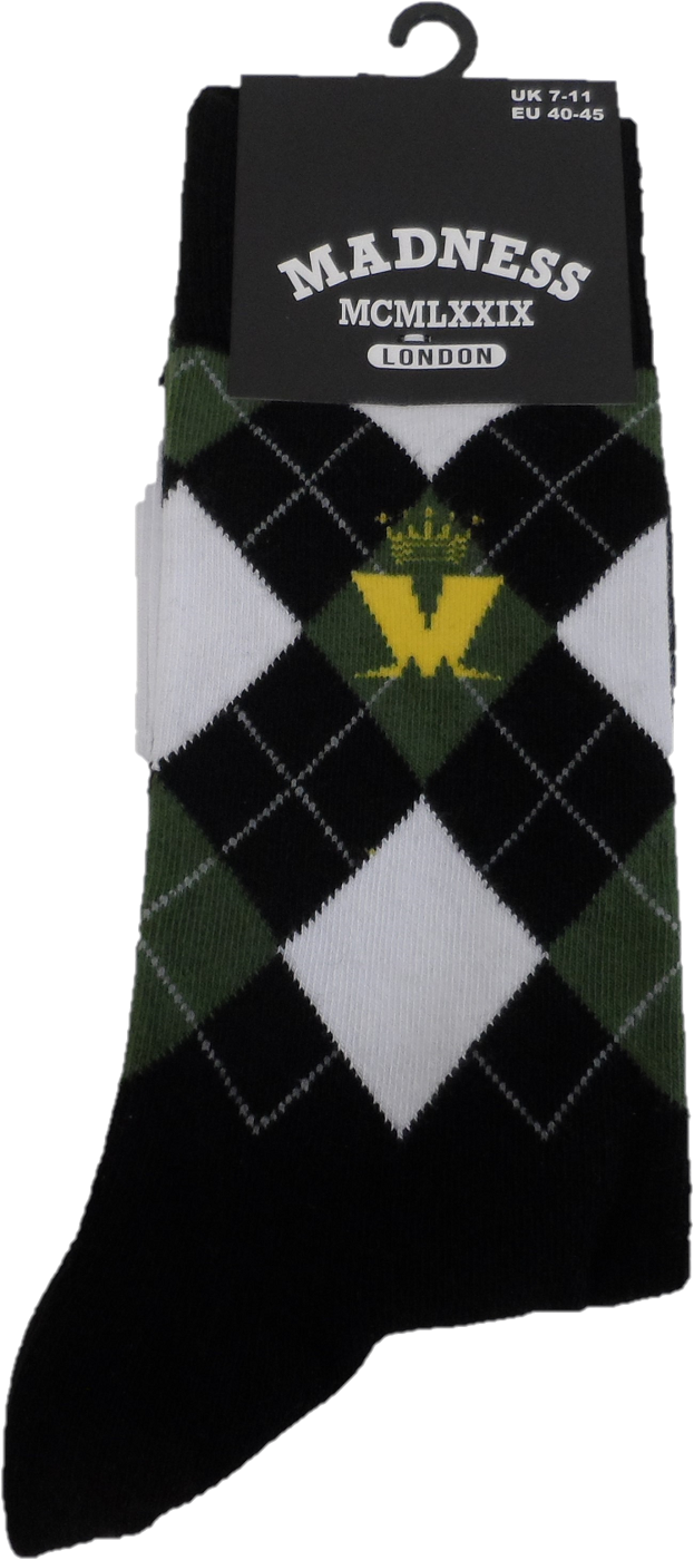 Mens Officially Licensed Madness Socks