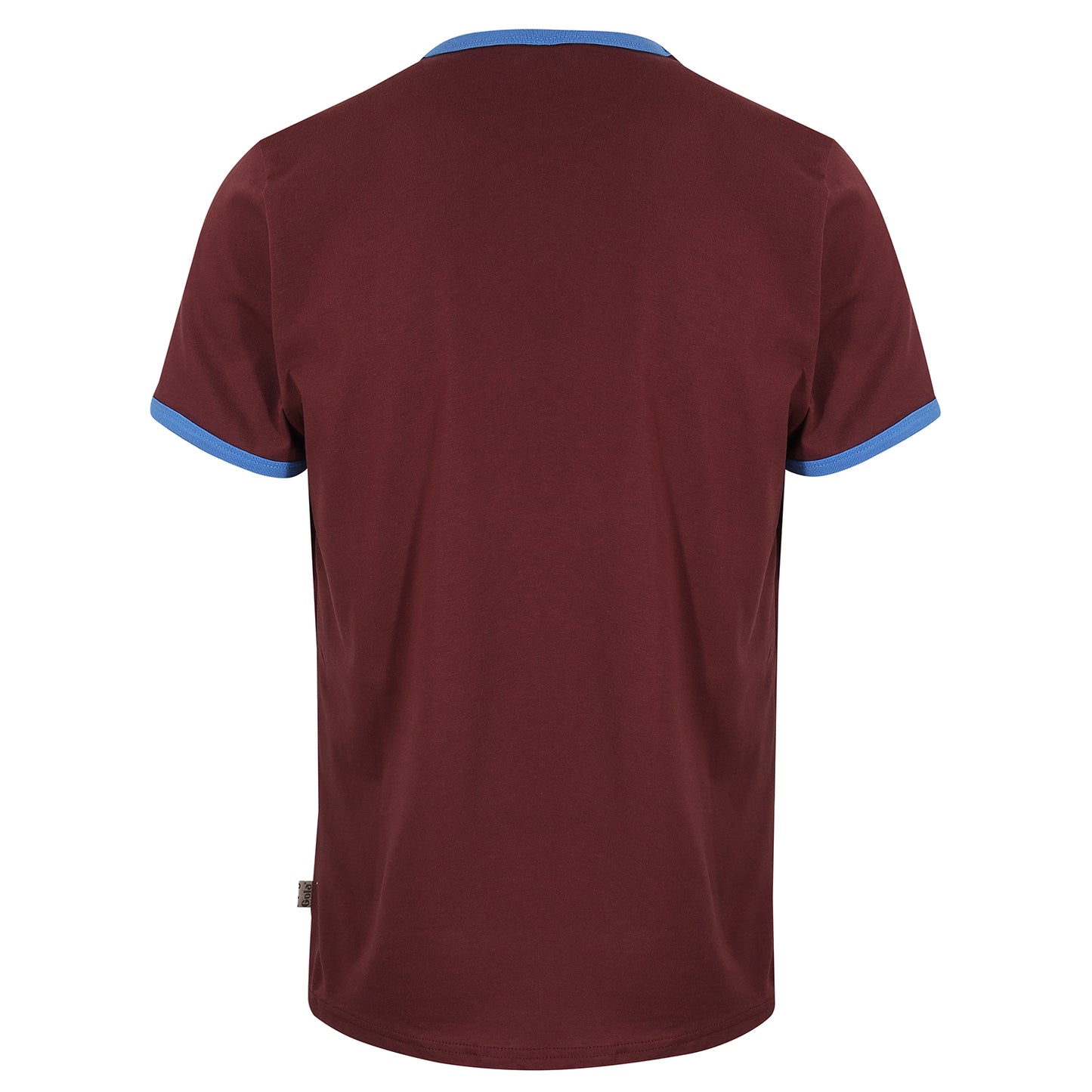 Gola Mens Maroon/Sky Retro Ringer T Shirt