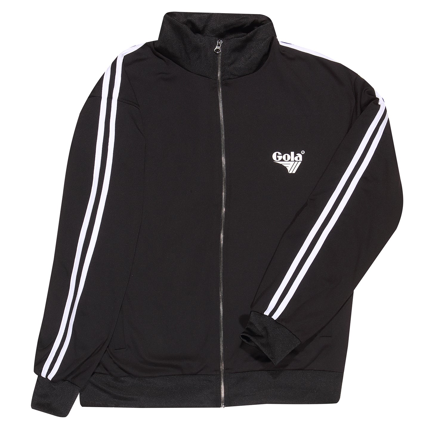 Gola Mens Black 70s Retro Stripe One Stipe Track Tops