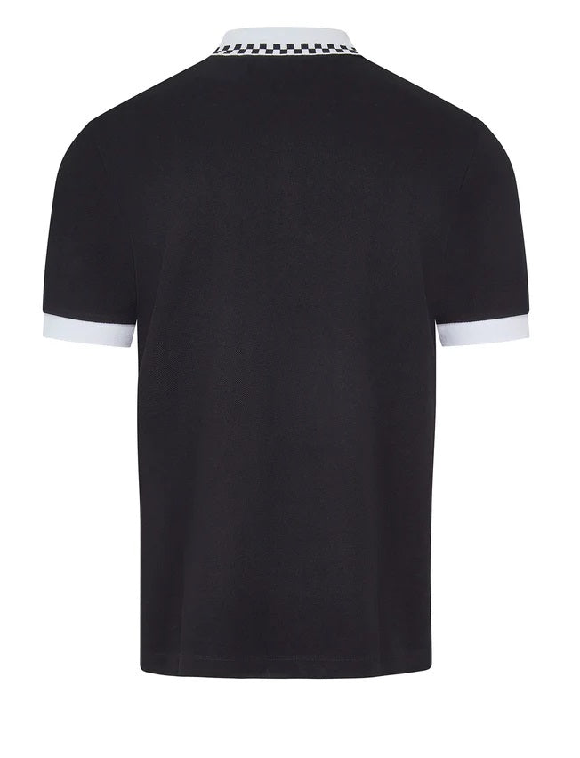 Merc Nova Black Vintage Mod Polo Shirts