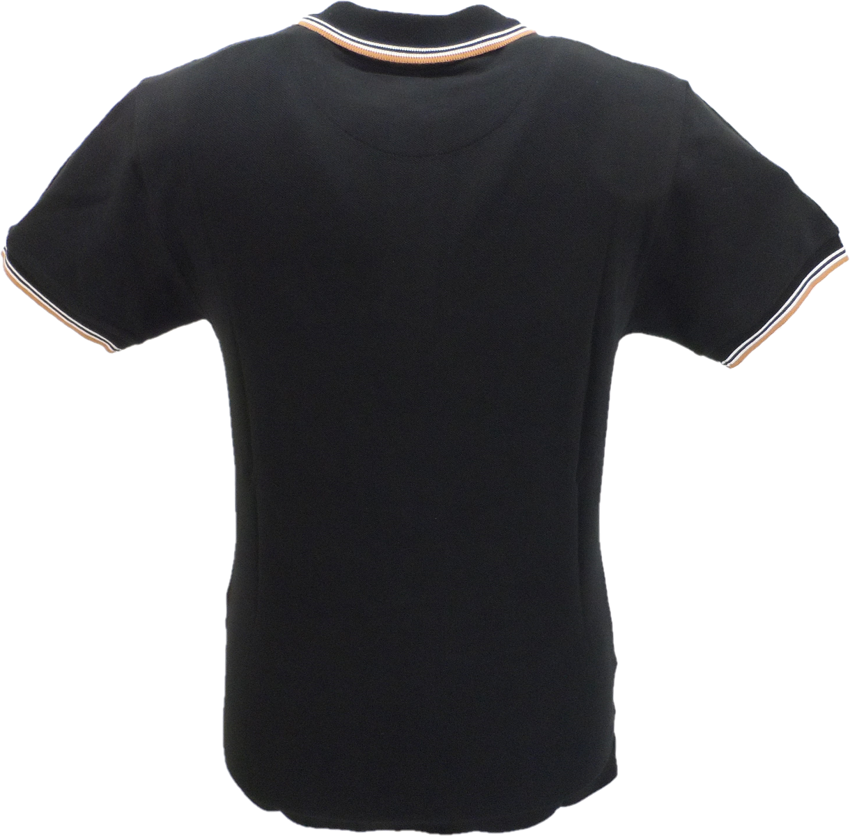 Trojan Records Black Badged Classic Retro Polo Shirt