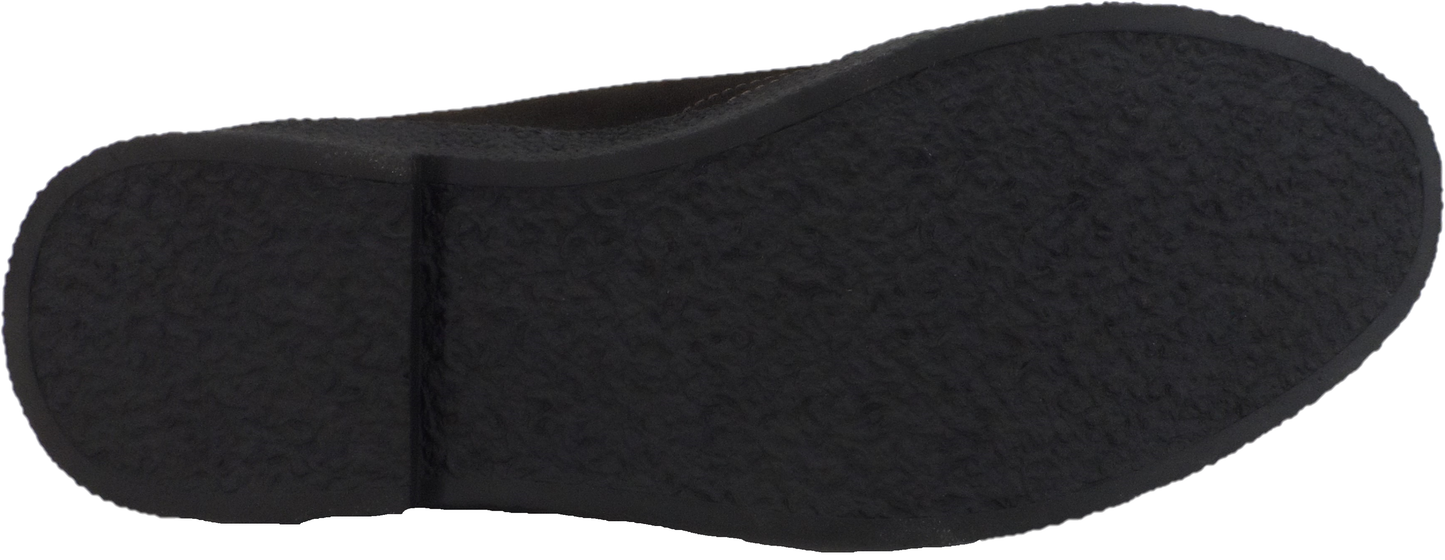 Roamers Mens Real Suede Dark Brown Retro McQueen Desert Boots