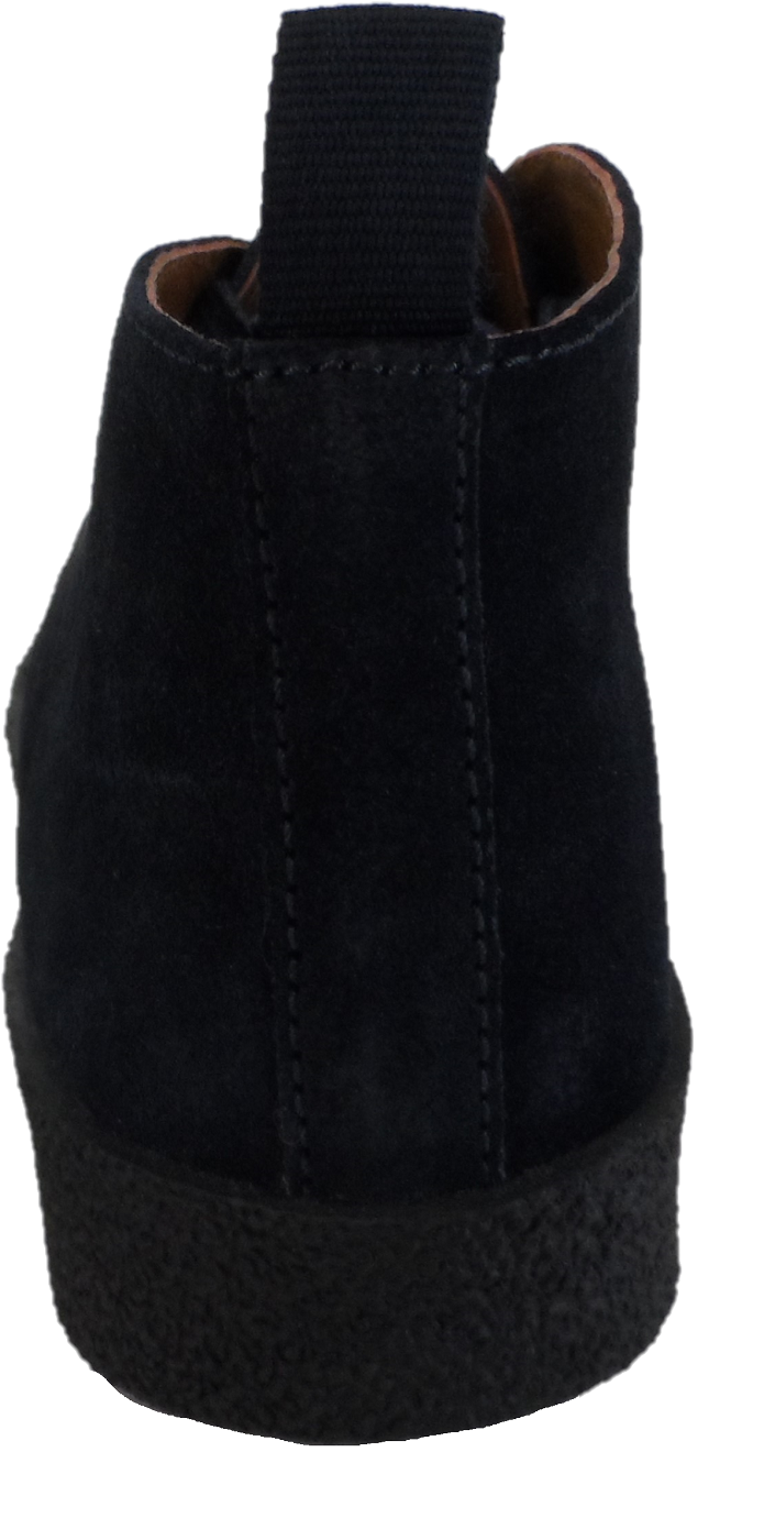 Roamers Mens Real Suede Navy Blue Retro McQueen Desert boots