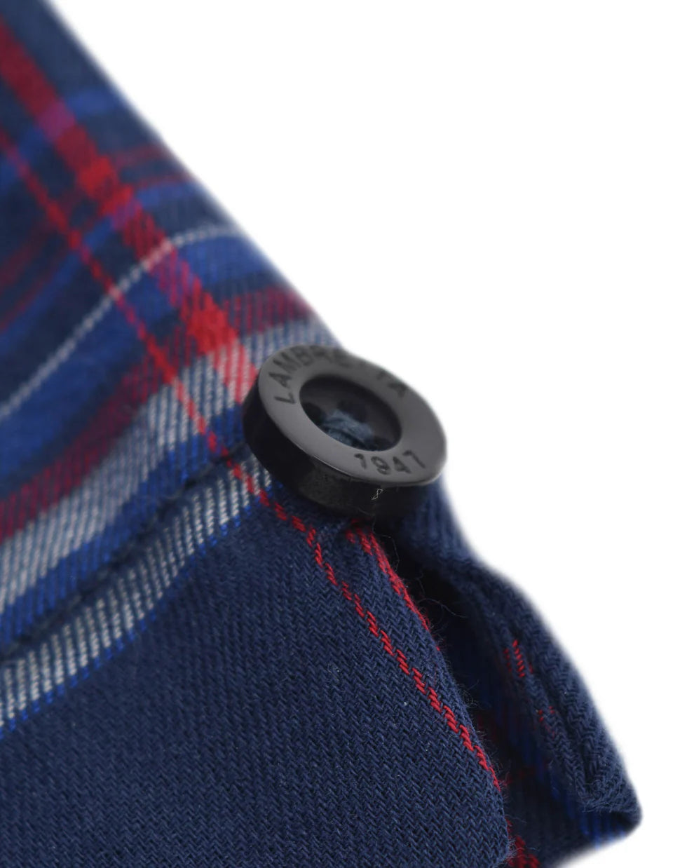 Lambretta Mens Navy/Blue/Red Button Down Shirts