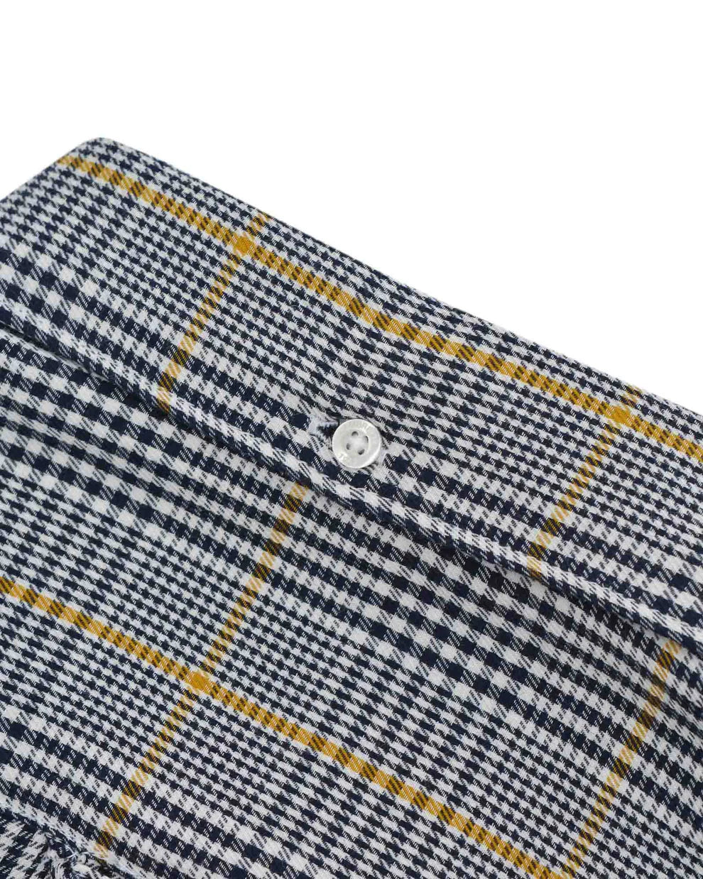 Lambretta Mens Houndstooth Short Sleeved Button Down Shirts