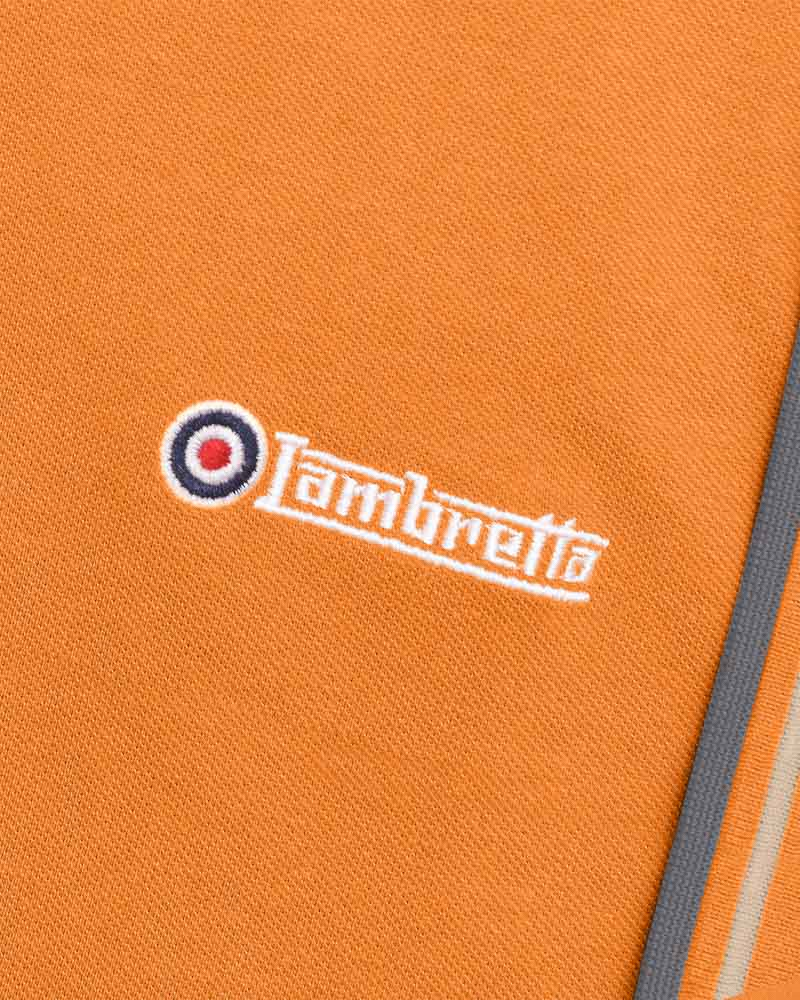 Lambretta Desert Sun Retro Target Logo 100% Cotton Polo Shirts