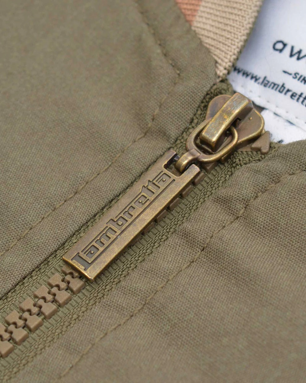 Lambretta Khaki Green Monkey Harrington Jackets