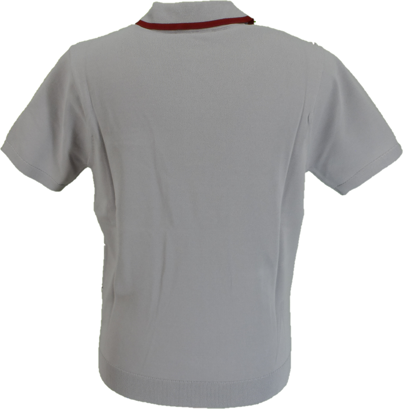 Gabicci Mens Grey Archive Connett Knitted Polo Shirt