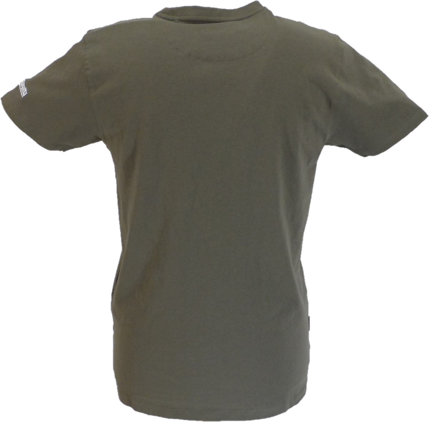 Lambretta Mens Khaki Green Keep the Faith Scooter Retro T Shirt