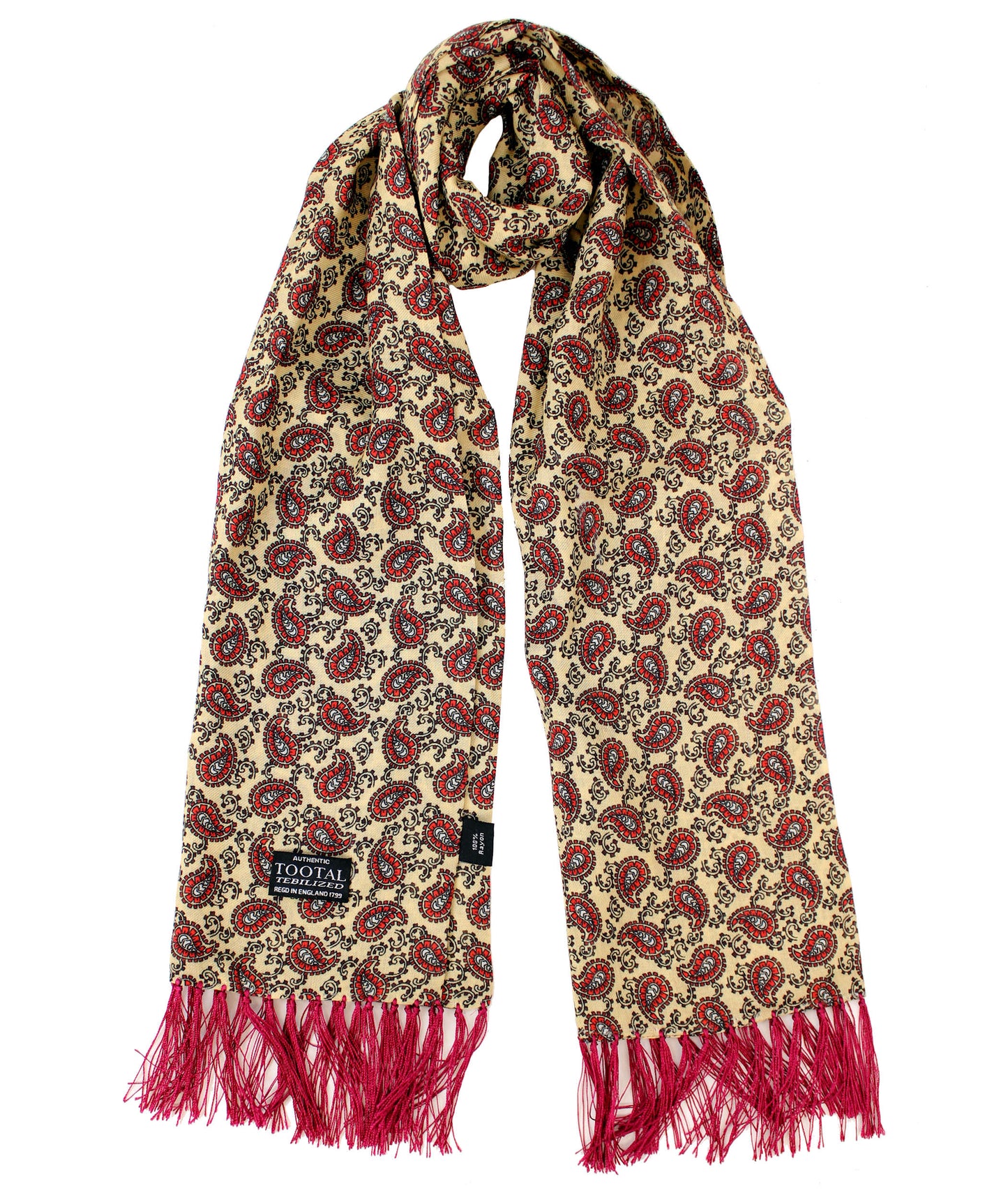 Tootal Mens Tebilized 100% Rayon Printed Scarf