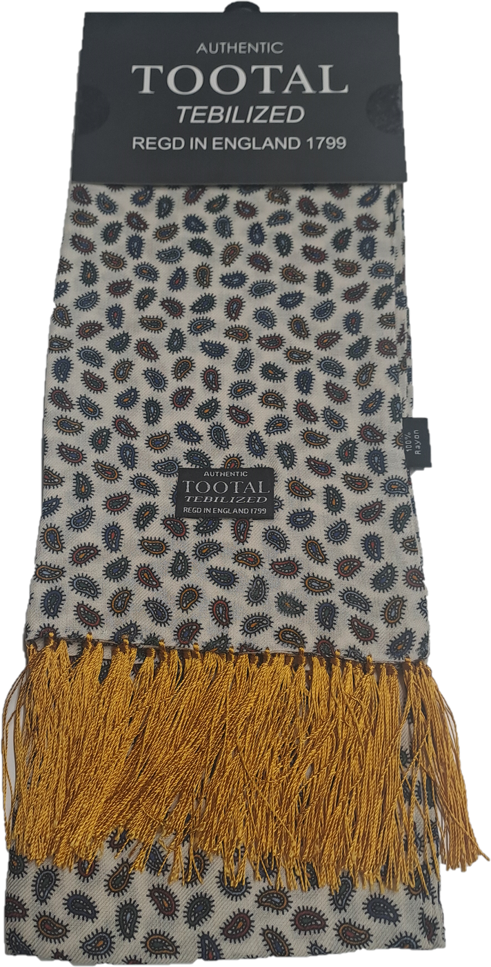 Tootal Mens Tebilized 100% Rayon Printed Scarf