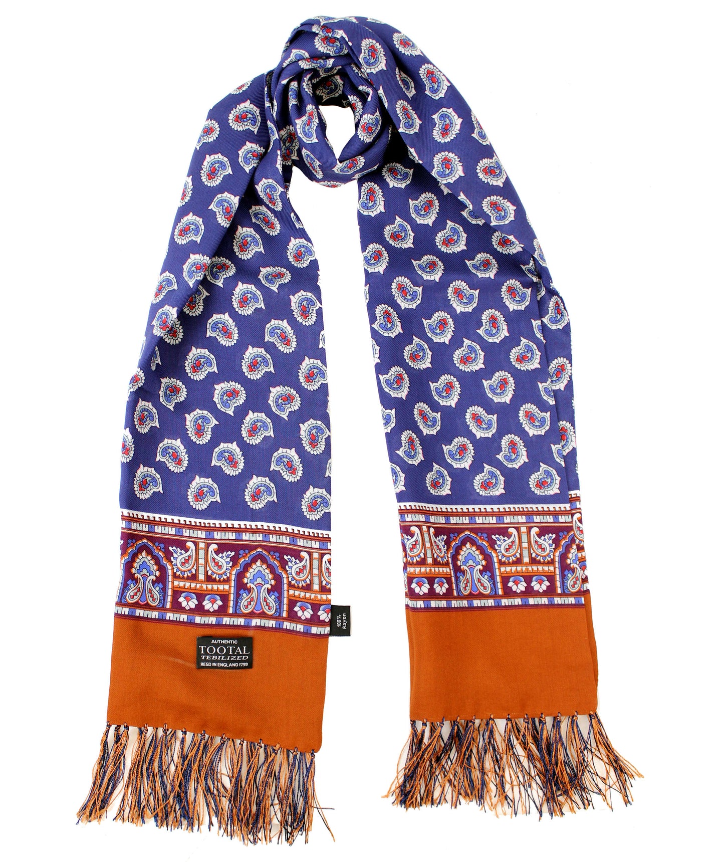 Tootal Mens Tebilized 100% Rayon Printed Scarf