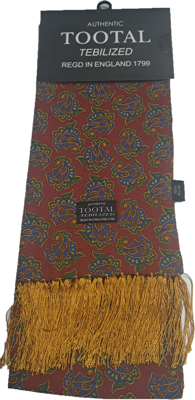 Tootal Mens Tebilized 100% Rayon Printed Scarf