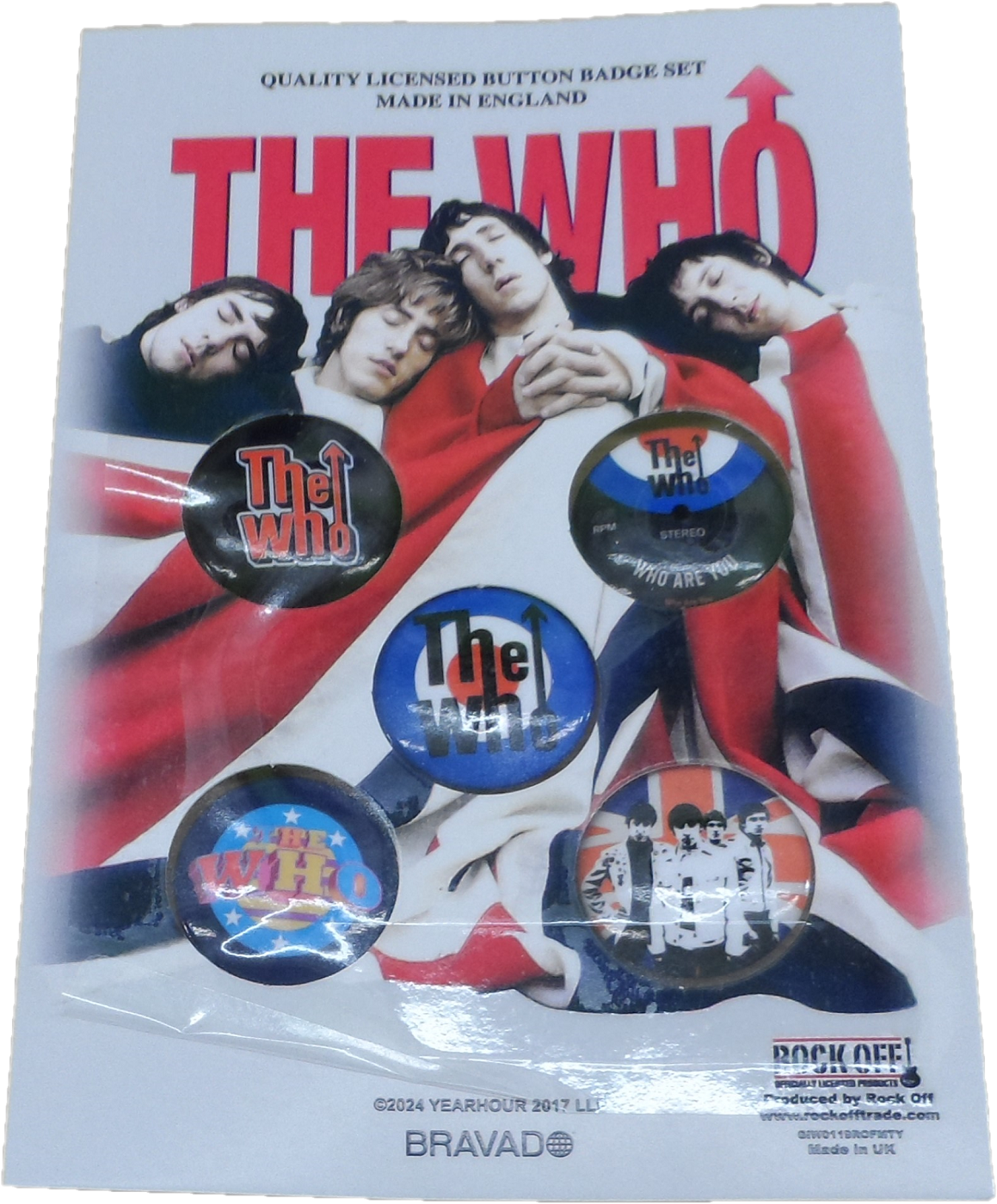 The Who Button Badge 5 Pack Set