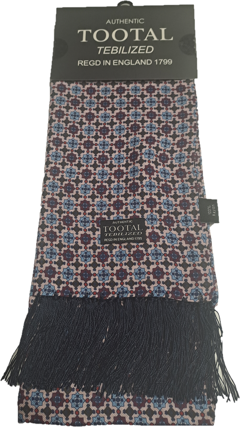 Tootal Mens Tebilized 100% Rayon Printed Scarf
