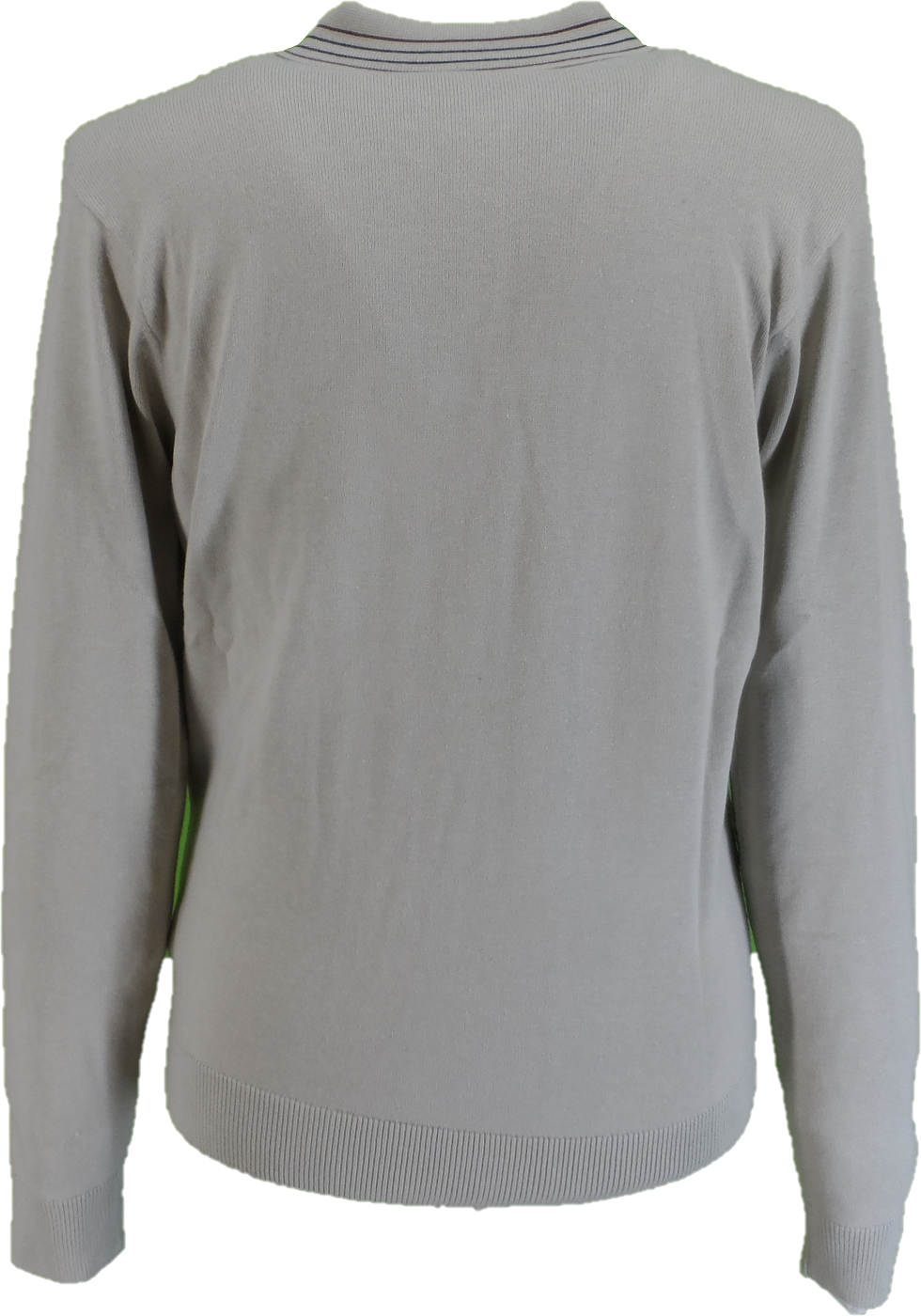 Gabicci Mens Linen Beige Textured Milton Retro Knitted Polo