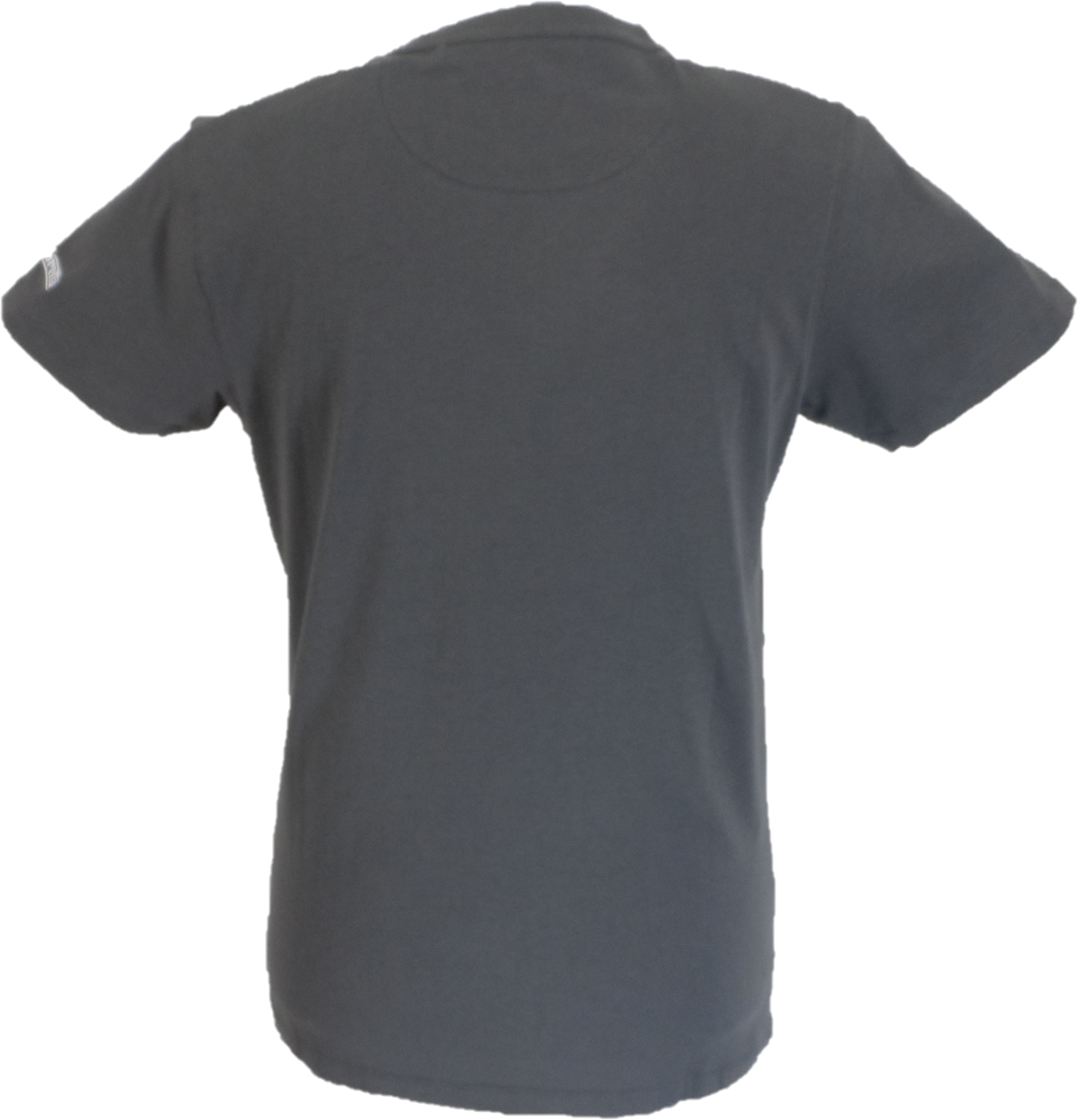 Lambretta Mens Iron Grey Badges Target Retro T Shirt