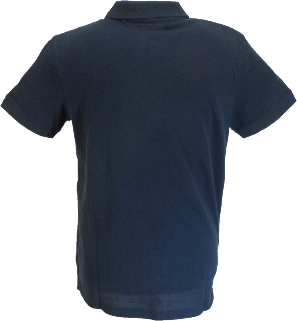 Lambretta Navy Ocean Retro Striped Polo Shirts