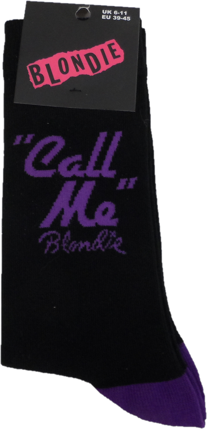 Mens Officially Licensed Blondie Socks