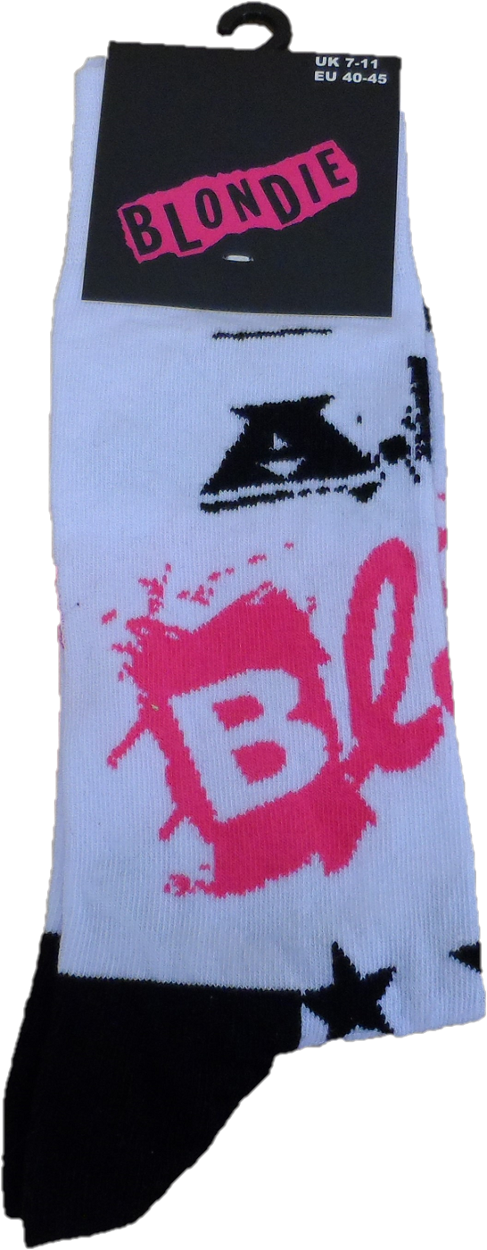 Mens Officially Licensed Blondie Socks