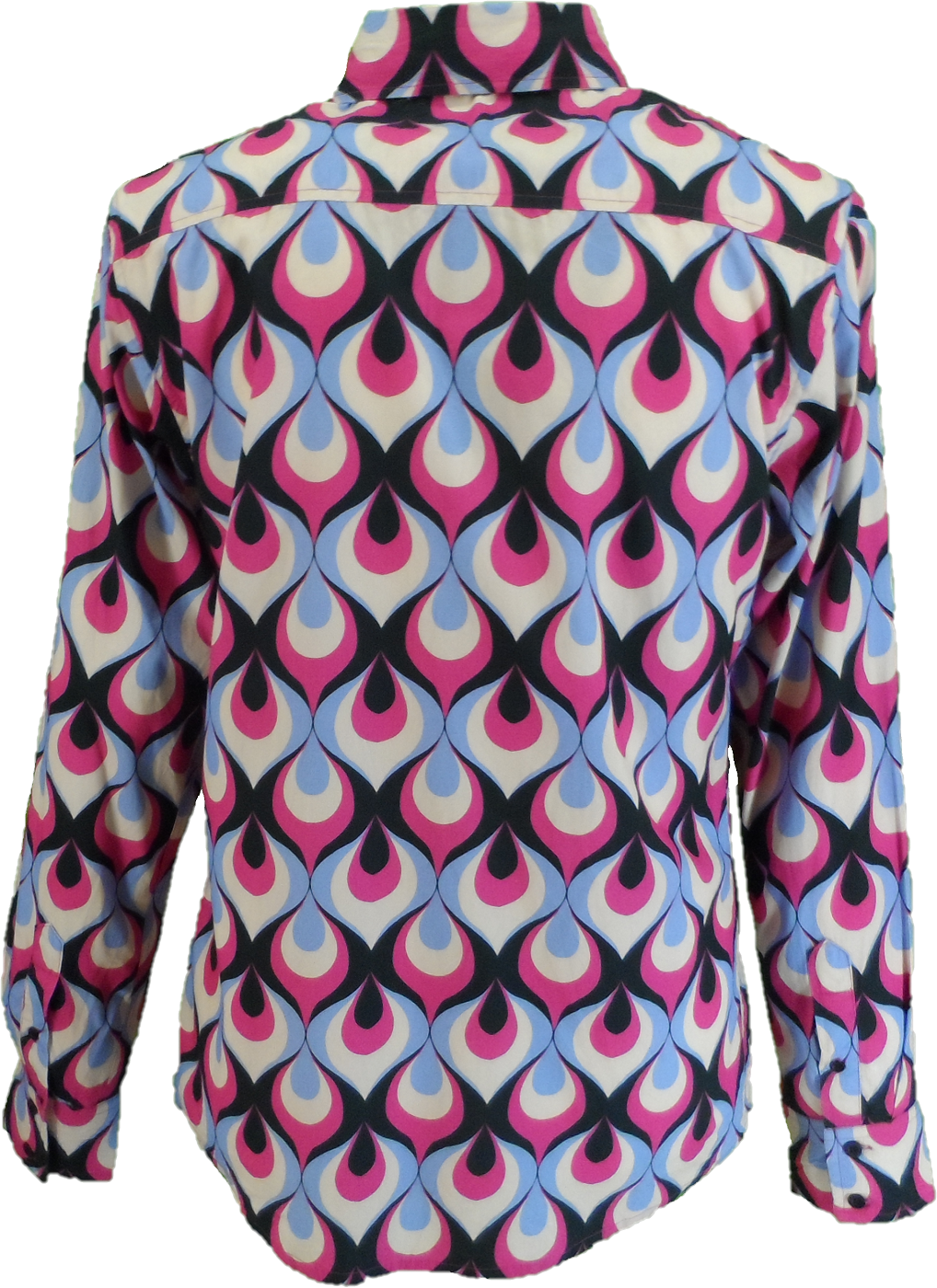 Mazeys Mens Retro Geo Flame Shirt