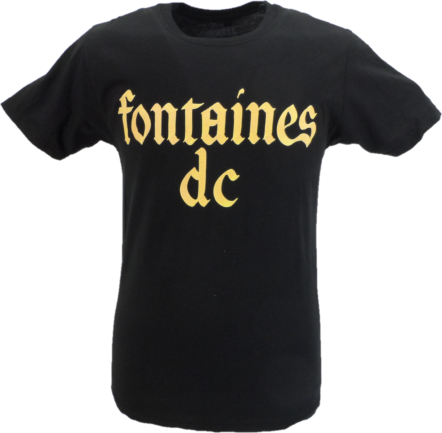 Mens Black Official Fontaines D C Gothic Logo T Shirt Mazeys UK mens-black-official-fontaines-d-c-gothic-logo-t-shirt-mazeys-uk