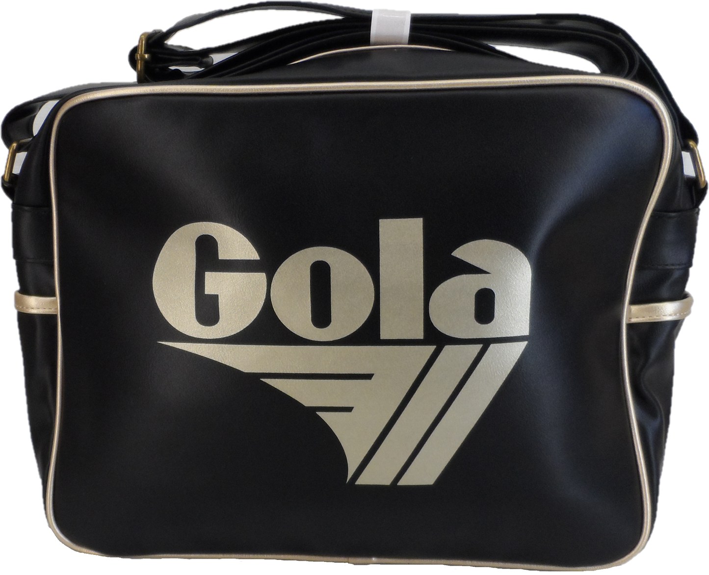 Gola Classic Retro Black/Gold Messenger Bag