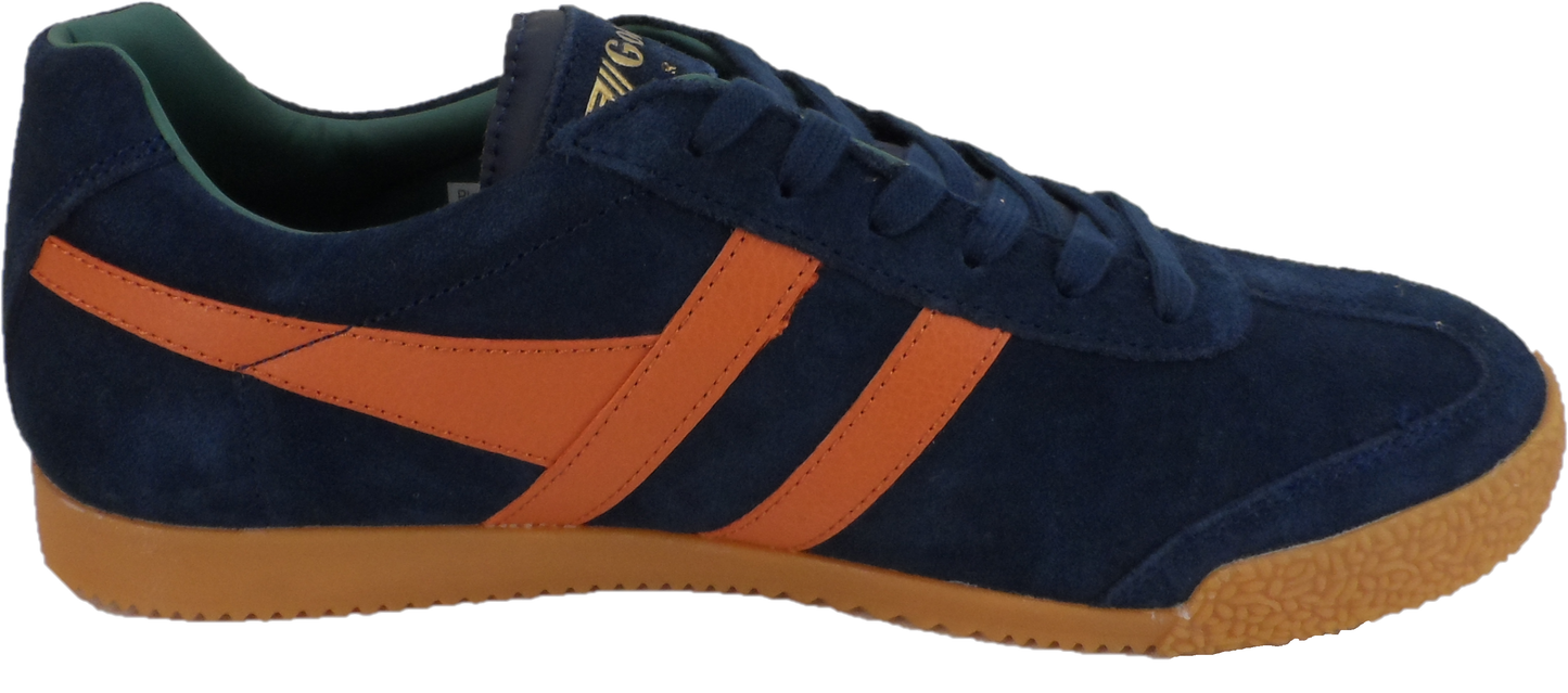 Gola Classics Harrier Navy Orange Sage Trainers