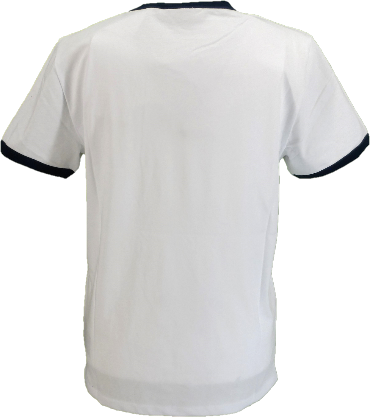 Gola Mens White/Navy/Red Striped Retro Ringer T Shirt