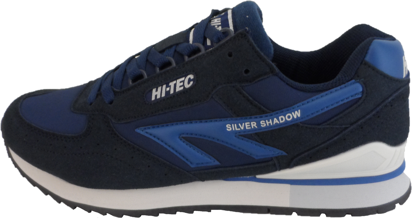 Hi Tec Navy Sliver Shadow OG Retro Trainers