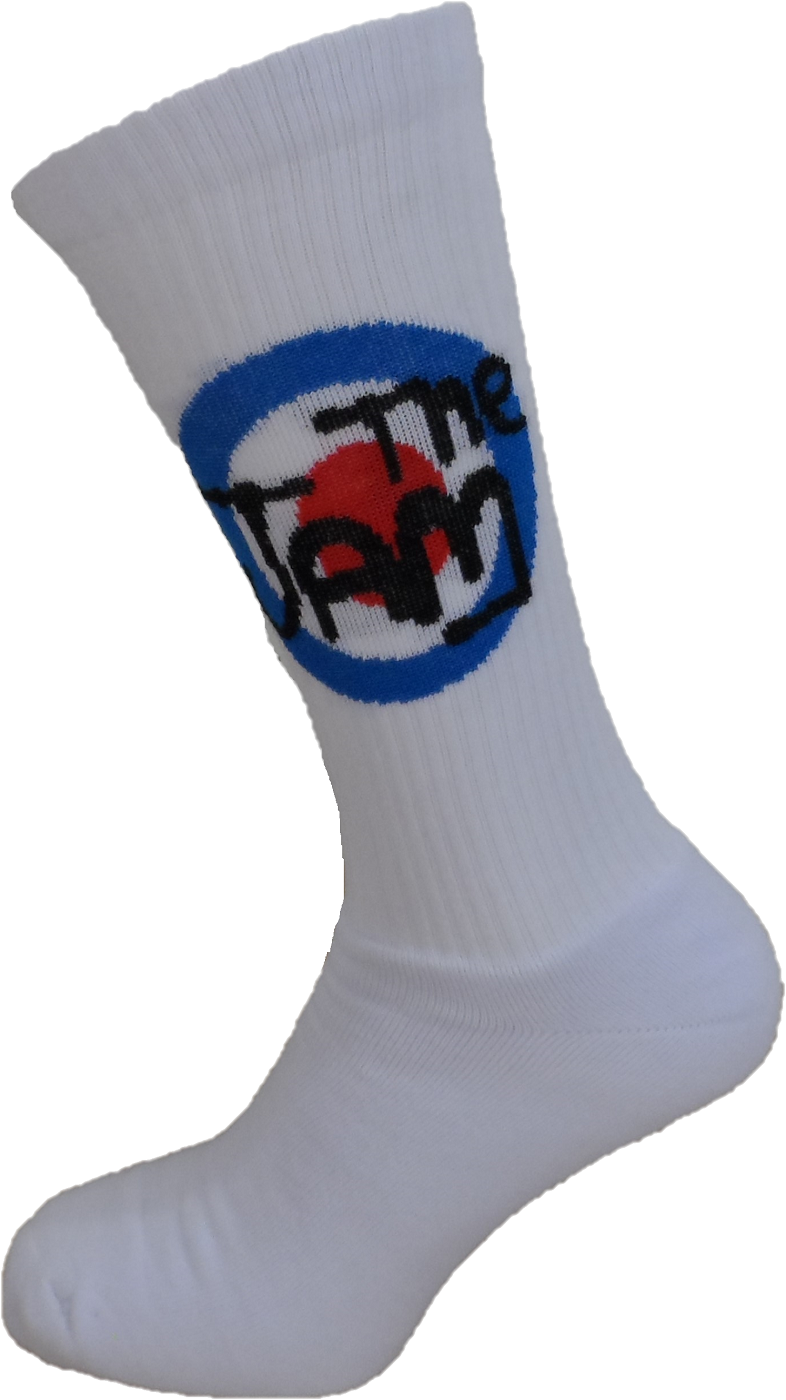 Mens Officially Licensed The Jam Logo Socks