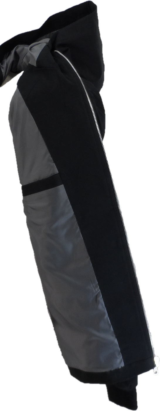 Real Hoxton Mens Black James Coat