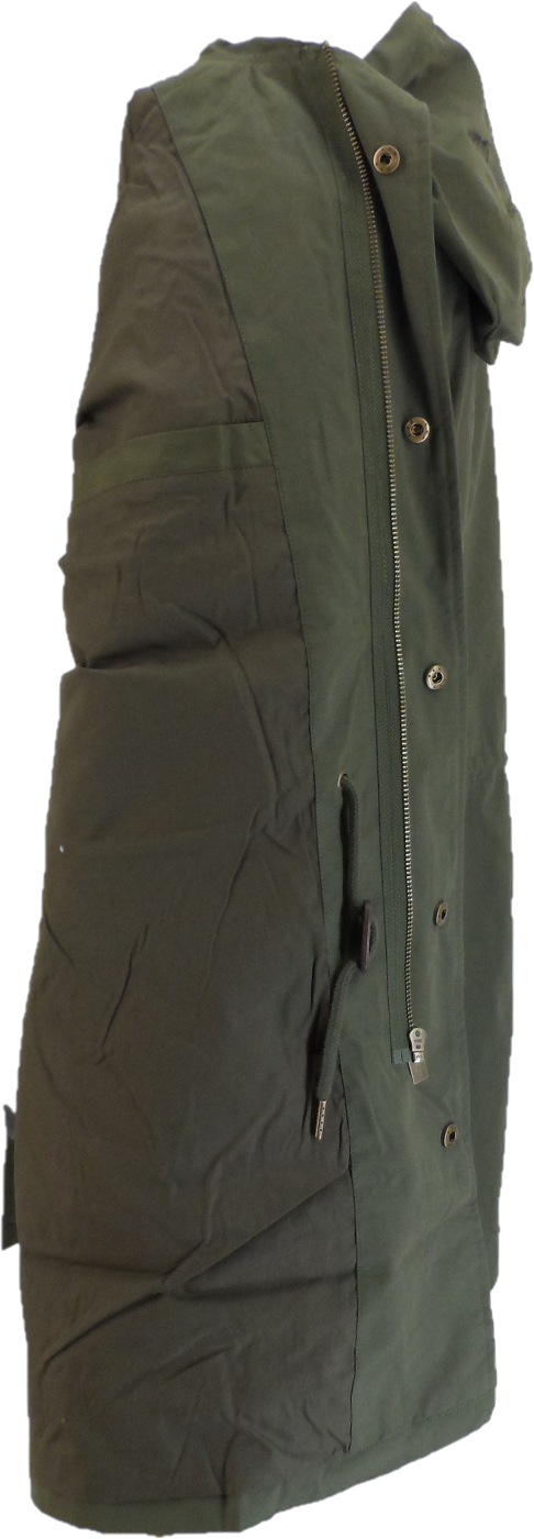 Lambretta Mens Retro Shower Resistant Fishtail Parka