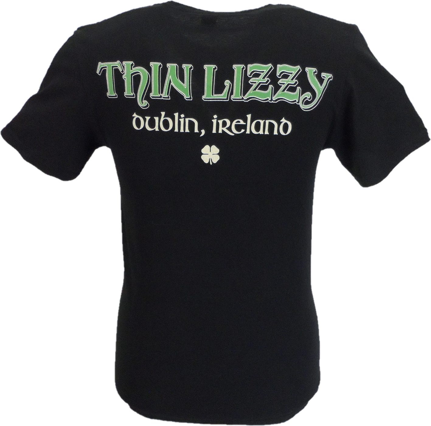 Mens Thin Lizzy Celtic Ring With Back Print Officially Licensed T Shirts