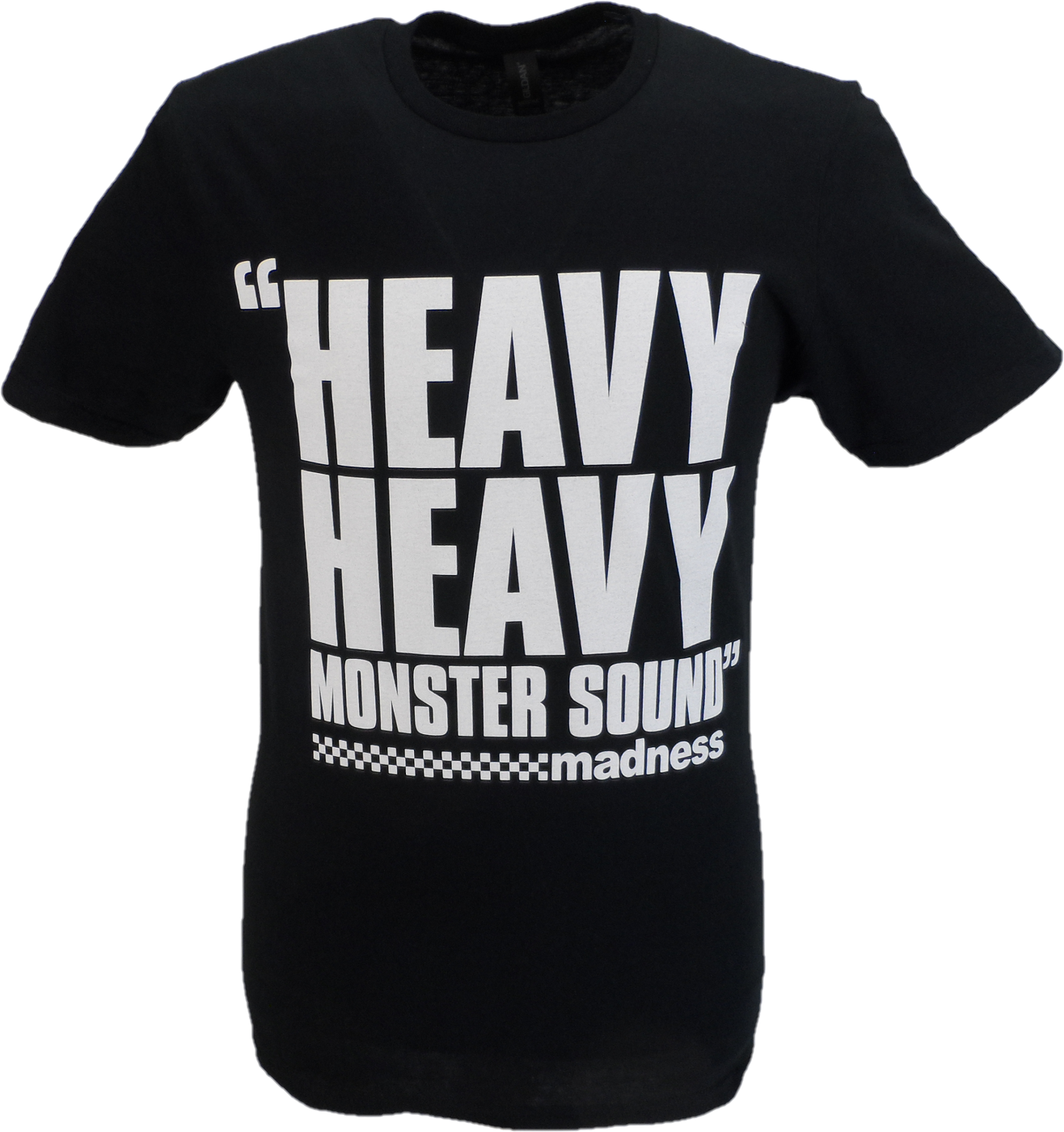 Mens Black Official Madness Heavy Heavy Monster Sound T Shirt